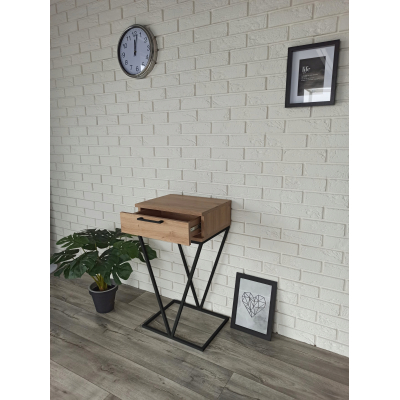 KONSOLA PRZEDPOKÓJ INDUSTRIALNA LOFT DĄB ARTISAN V