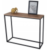 NOWOCZESNA KONSOLA METAL LOFT DĄB ARTISAN 80CM