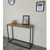 NOWOCZESNA KONSOLA METAL LOFT DĄB ARTISAN 80CM