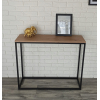 NOWOCZESNA KONSOLA METAL LOFT DĄB ARTISAN 80CM