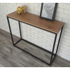 NOWOCZESNA KONSOLA METAL LOFT DĄB ARTISAN 80CM