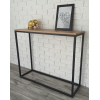 NOWOCZESNA KONSOLA METAL LOFT DĄB ARTISAN 80CM