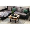 NOWOCZESNY STOLIK KAWOWY ZIMBA 60x60 ŁAWA LOFT DĄB