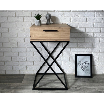 KONSOLA WESTA PRZEDPOKÓJ LOFT DĄB ARTISAN