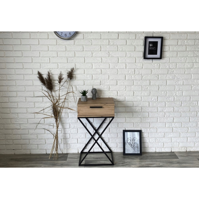 KONSOLA WESTA PRZEDPOKÓJ LOFT DĄB ARTISAN