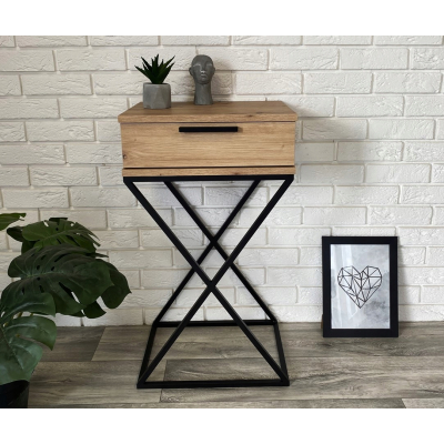 KONSOLA WESTA PRZEDPOKÓJ LOFT DĄB ARTISAN
