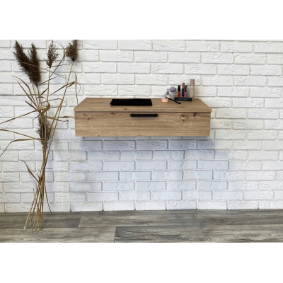 TOALETKA KONSOLA WISZĄCA LENA LOFT DĄB ARTISAN