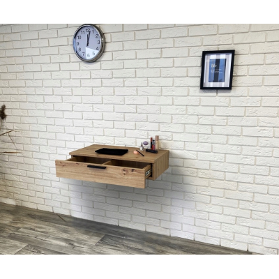 TOALETKA KONSOLA WISZĄCA LENA LOFT DĄB ARTISAN