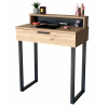 TOALETKA LENA PLUS DĄB ARTISAN METAL CZARNE U 75CM