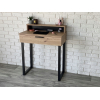 TOALETKA LENA PLUS DĄB ARTISAN METAL CZARNE U 75CM