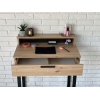 TOALETKA LENA PLUS DĄB ARTISAN METAL CZARNE U 75CM