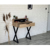 TOALETKA LENA PLUS DĄB ARTISAN METAL CZARNE X 75CM